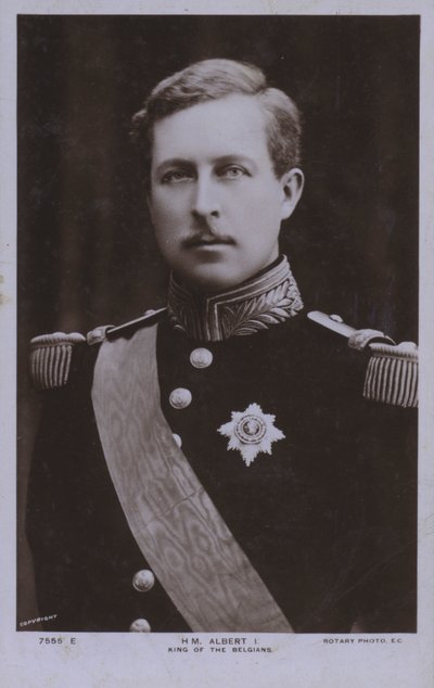 Albert I, Belgian kuningas (m/w kuva) tekijältä Photographer Belgian