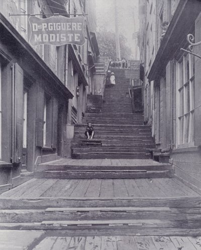 Kanada: Break-Neck Stairs, Quebec (m/w kuva) tekijältä Photographer Canadian