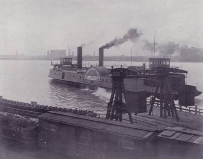 Kanada: Transfer Steamer Windsorin ja Detroitin välillä (m/w kuva) tekijältä Photographer Canadian