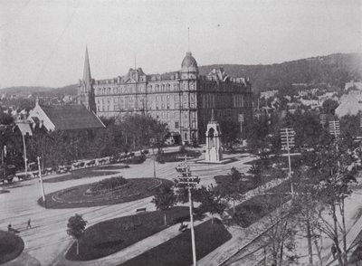 Dominion Square ja Windsor Hotel, Montreal (m/v kuva) tekijältä Photographer Canadian