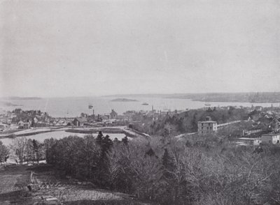 Sataman sisäänkäynti, Halifax (m/w kuva) tekijältä Photographer Canadian