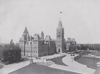 Keskuskortteli, parlamenttirakennukset, Ottawa (m/v kuva) tekijältä Photographer Canadian