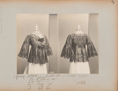 Albumisivu: House of Worth, Jacket (Mantelet) tekijältä Photographer French