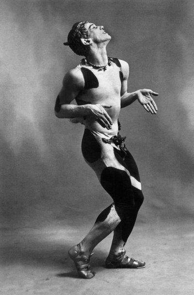 Vaslav Nijinsky Faunina baletissa 