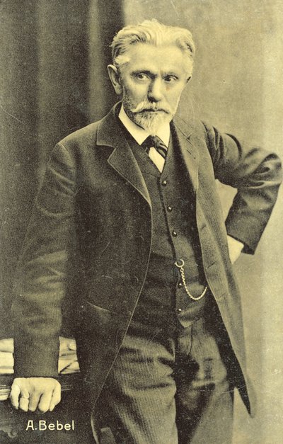 August Bebel, saksalainen sosialistipoliitikko (m/w kuva) tekijältä Photographer German