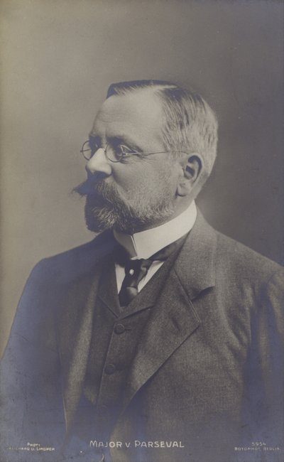August von Parseval, saksalainen ilmalaivasuunnittelija (m/w kuva) tekijältä Photographer German