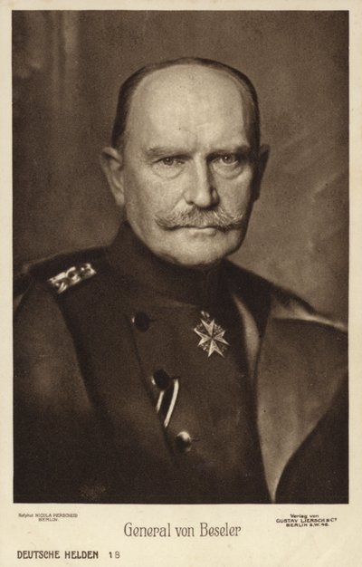 Hans Hartwig von Beseler, saksalainen kenraali (m/w kuva) tekijältä Photographer German
