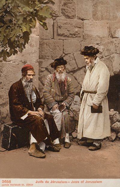 Jerusalemin juutalaiset (kuva) tekijältä Photographer German