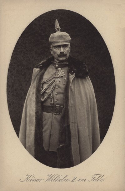 Saksan keisari Wilhelm II sotilasunivormussa (m/w kuva) tekijältä Photographer German