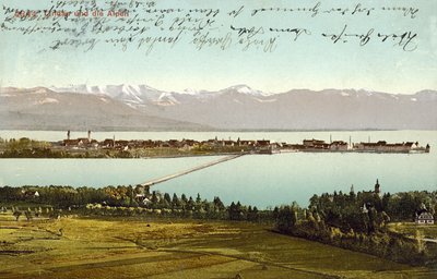 Lindau ja Alpit (värikuva) tekijältä Photographer German