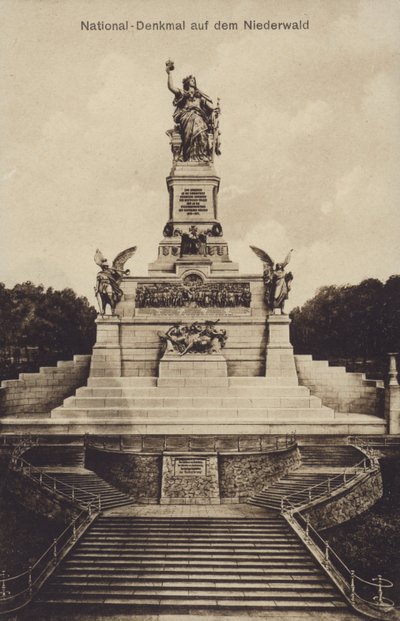 Nationaldenkmal, Saksan yhdistymisen muistomerkki, Rudesheim am Rhein, Hessen (m/v kuva) tekijältä Photographer German