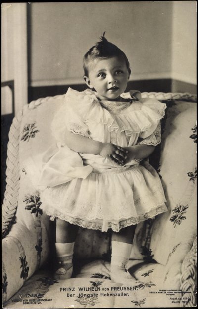 Preussin prinssi William nojatuolissa tekijältä Photographer German