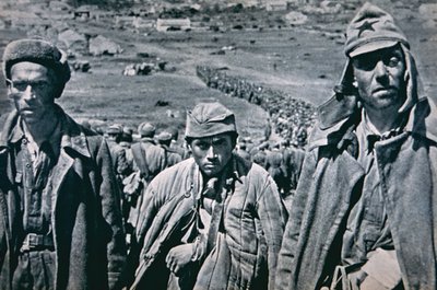 Saksalaisten vangiksi joutuneet venäläiset sotavangit tekijältä Photographer German