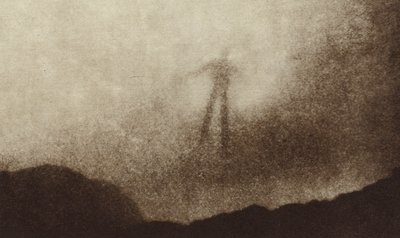 Brockenin haamu Harz-vuorilla Saksassa, valokuvattu ensimmäistä kertaa (m/w kuva) tekijältä Photographer German