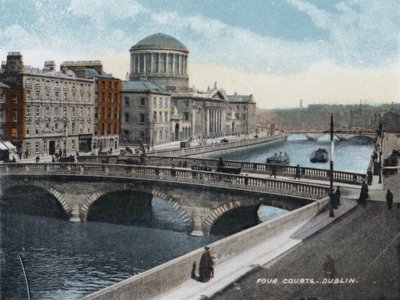 Four Courts, Dublin (värikuva) tekijältä Photographer Irish