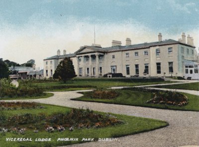 Viceregal Lodge, Phoenix Park, Dublin (värikuva) tekijältä Photographer Irish