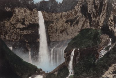 Japani, n. 1912: Kegon Fall, Nikko (kuva) tekijältä Photographer Japanese