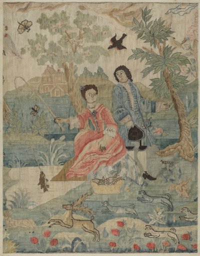 Petit Point -kirjonta, c. 1937. tekijältä Phyllis Dorr