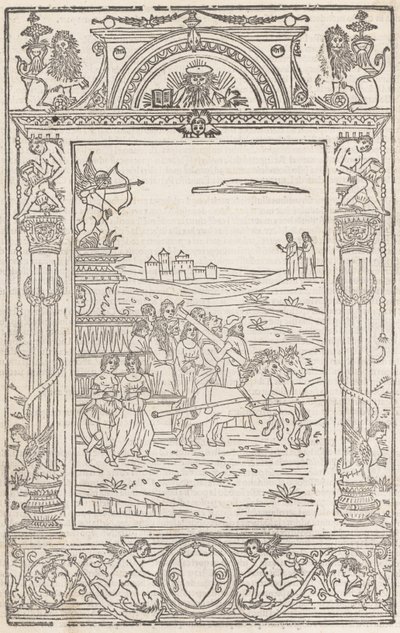 Opera..Triumphi, Sonets, & Canzone.., 15. helmikuuta 1508. tekijältä Pico Master