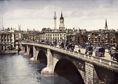 London Bridge, Lontoon kaupunki, 1911 tekijältä Pictorial Agency