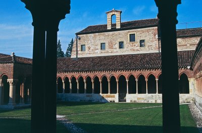Luostari, Pyhän Zenon basilika (tai San Zeno Maggiore ja San Zenone), Verona (UNESCOn maailmanperintöluettelo, 2000), Veneto, Italia tekijältä Blaise Nicolas Le Sueur