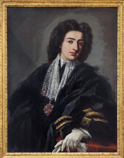 Carlo Albanin muotokuva. Pier Leone Ghezzin (1674-1755) maalaus, öljy kankaalle, noin 1708. Italiassa 1700-luvulla. Staatsgalerie, Stuttgart (Saksa). tekijältä Pier Leone Ghezzi