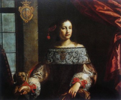Puolalainen: Portret hrabiny Simonetty Cavazzi della Somaglia Kreivitär Simonetta Cavazzi della Somaglian muotokuva. tekijältä Pierfrancesco Cittadini