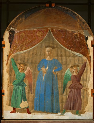 La Madonna del Parto (maalaus puulle) tekijältä Piero della Francesca
