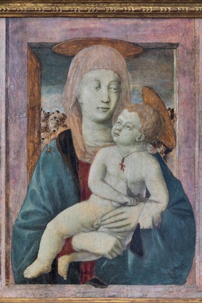 Madonna ja pikkulapsi tekijältä Piero della Francesca