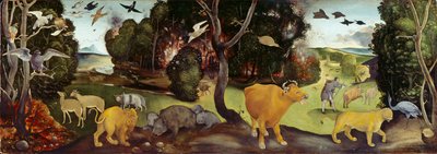Metsäpalo, c1505 tekijältä Piero di Cosimo