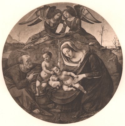Pyhä perhe tekijältä Piero di Cosimo