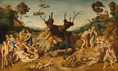 Silenuksen onnettomuudet tekijältä Piero di Cosimo