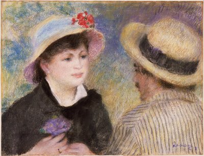 Pariskunta veneessä (heidän sanotaan olevan Aline Charigot ja Renoir) tekijältä Pierre-Auguste Renoir