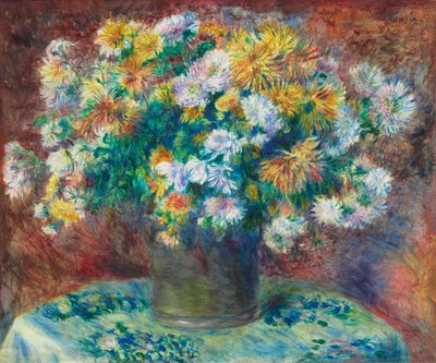 Krysanteemit tekijältä Pierre-Auguste Renoir