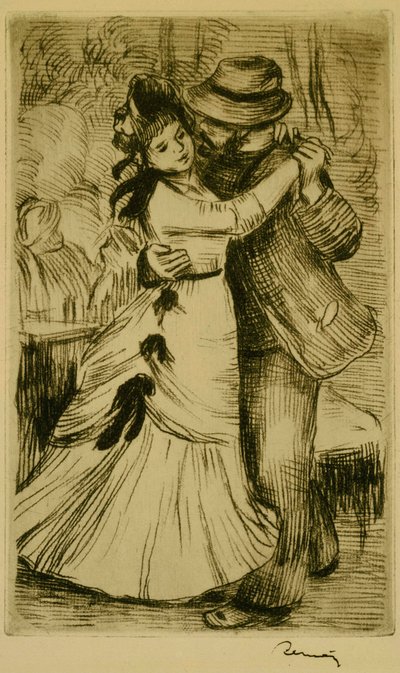 Tanssi maaseudulla tekijältä Pierre-Auguste Renoir