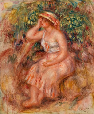 Nainen haaveilee tekijältä Pierre-Auguste Renoir
