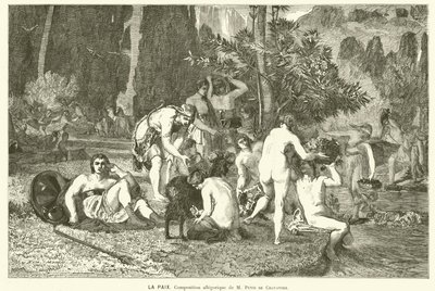 Rauha (kaiverrus) tekijältä Pierre (after) Puvis de Chavannes