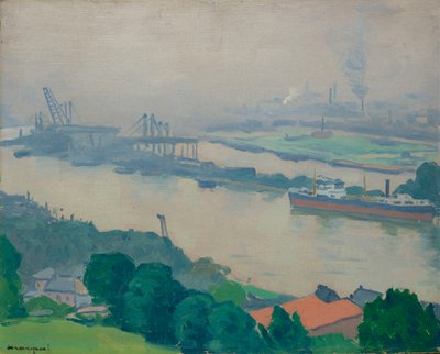 Seine Croissetissa lähellä Rouenia, 1927. tekijältä Albert Marquet