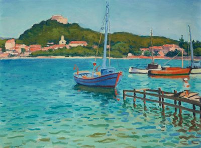 Porquerolles, kesäiltapäivä, 1939. tekijältä Albert Marquet