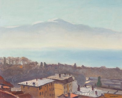 Ouchyn ja Genevejärven katot, 1936. tekijältä Albert Marquet