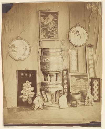 Taideesineitä Pekingin kesäpalatseista 1861-63 tekijältä Pierre Ambroise Richebourg