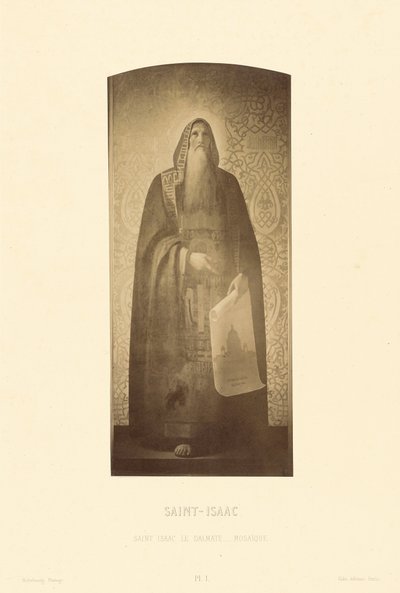 Saint Isaac le Dalmate, mosaiikki tekijältä Pierre Ambrose Richebourg