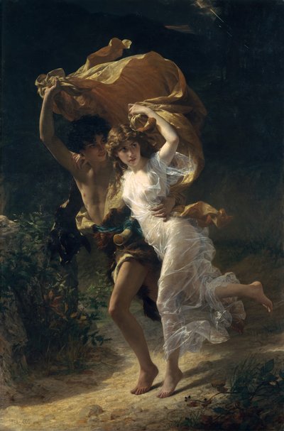 Myrsky, 1880. tekijältä Pierre Auguste Cot