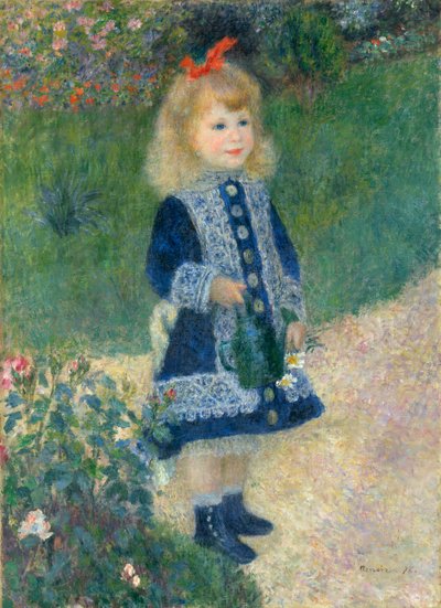 Tyttö kastelukannulla tekijältä Pierre Auguste Renoir