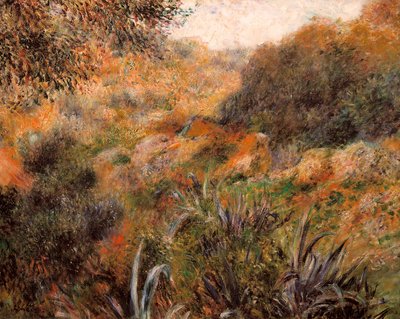 Algerialainen maisema, villin naisen rotko tekijältä Pierre Auguste Renoir