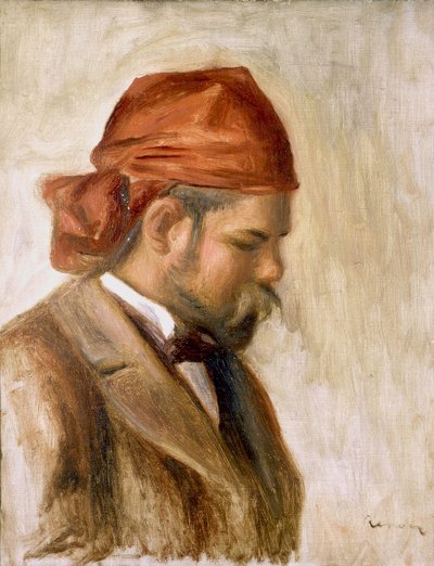 Ambroise Vollard punaisessa bandanassa tekijältä Pierre Auguste Renoir