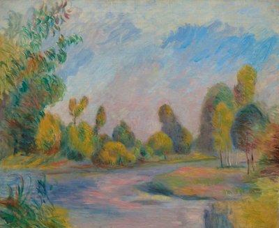 Joen rannalla, 1896. tekijältä Pierre Auguste Renoir
