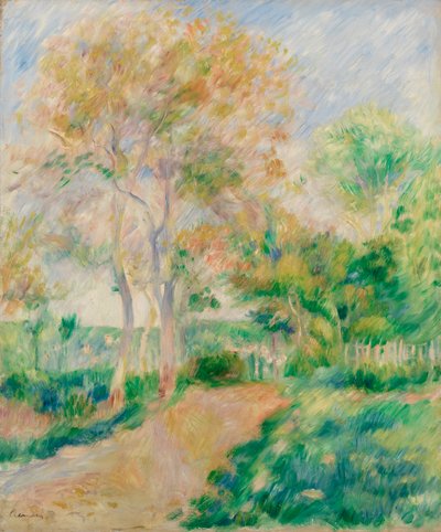 Syksyinen maisema tekijältä Pierre Auguste Renoir