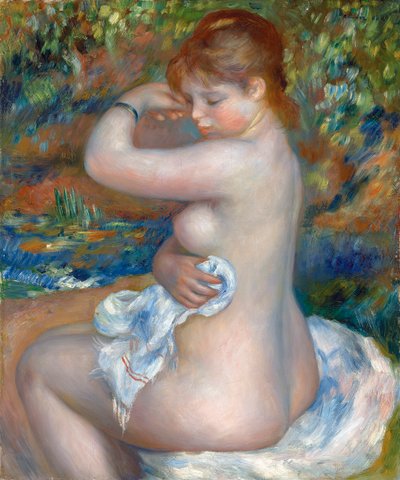 Baigneuse, 1888 tekijältä Pierre Auguste Renoir