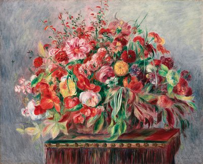 Kukkakori; Kukkakori, 1890 tekijältä Pierre Auguste Renoir